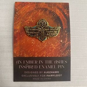 Fairyloot An Ember in the Ashes Inspired Enamel Pin
